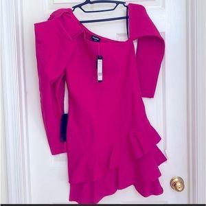 Bebe dress - pink color - size L & can fit XL